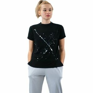 XISS SPLASHED Női póló, fekete, veľkosť S/M kép