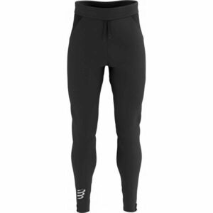 Compressport HYBRID SEAMLESS HURRICANE PANTS Férfi szélálló nadrág futáshoz, fekete, méret kép