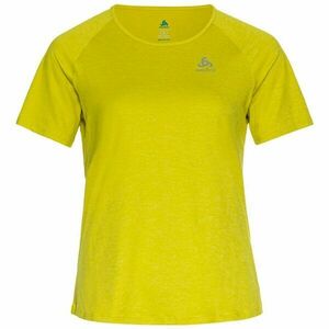 Odlo W RUN EASY 365 T-SHIRT CREW NECK SS Női póló futáshoz, sárga, veľkosť XS kép