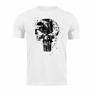 DRAGOWA rövid póló Frank the Punisher, fehér 160g/m2 kép