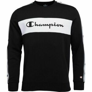 Champion AMERICAN TAPE CREWNECK SWEATSHIRT Férfi pulóver, fekete, méret XL kép