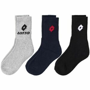 Lotto Q-TEEN 3P Gyerek zokni, fekete, veľkosť 34-39 kép