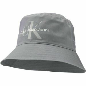 Calvin Klein MONOGRAM SOFT BUCKET HAT Uniszex kalap, szürke, méret kép