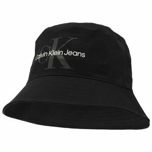Calvin Klein MONOGRAM SOFT BUCKET HAT Uniszex kalap, fekete, méret kép
