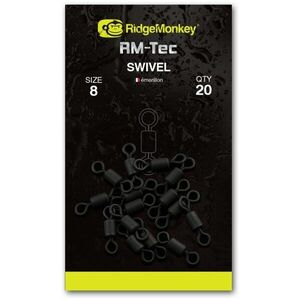 RidgeMonkey RM-Tec Swivel 8-as méret, 20db kép