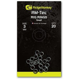 RidgeMonkey RM-Tec Rig Rings Small 3mm 20db kép