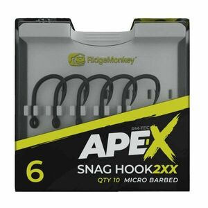 RidgeMonkey Ape-X Snag Hook 2XX Barbed 10ks kép