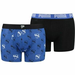 Puma MEN AOP BOXER 2P Férfi boxeralsó, kék, méret kép