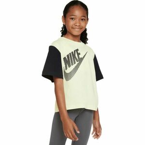 Nike NSW TEE ESSNTL BOXY TEE Lány póló, sárga, veľkosť XL kép