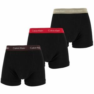 Calvin Klein 3P TRUNK Férfi boxeralsó, fekete, veľkosť S kép