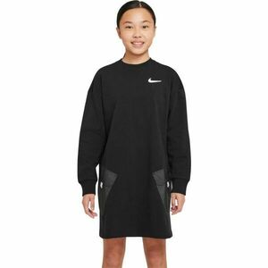 Nike NSW DRESS OP Lány ruha, fekete, veľkosť M kép