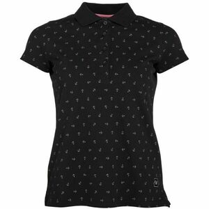Willard SILKA Női galléros póló, fekete, méret kép