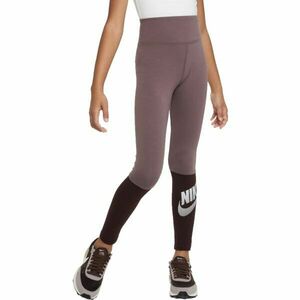 Nike NSW FAVORITES HW LEGGING DNC Lány legging, barna, veľkosť M kép