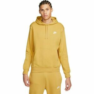 Nike SPORTSWEAR CLUB FLEECE Férfi pulóver, sárga, méret M kép