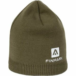 Finmark WINTER HAT Téli kötött sapka, khaki, méret kép
