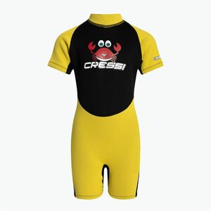 Cressi Smoby Shorty 2 mm-es gyermek úszóhab fekete és sárga XDG008101 kép