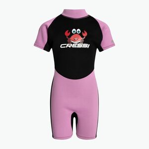 Cressi Smoby Shorty 2 mm-es gyermek úszóhab fekete és rózsaszín XDG008301 kép
