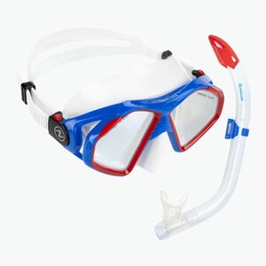 AQUALUNG Hawkeye búvárszett maszk + snorkel kombináció kék/piros SC3974006 kép