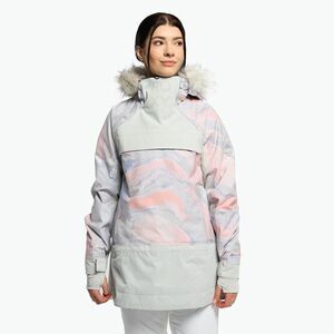 Női snowboard kabát ROXY Chloe Kim Overhead 2021 gray violet marble kép