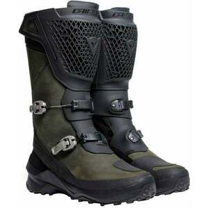 Dainese Seeker Gore-Tex® Boots Black/Army Green 44 Motoros csizmák kép
