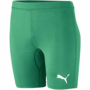Puma LIGA BASELAYER SHORT TIGH JR Gyerek sportos rövidnadrág, zöld, méret kép