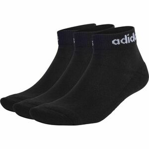 adidas C LIN ANKLE 3P Bokazokni, fekete, méret kép