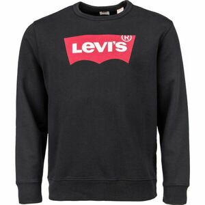 Levi's® GRAPHIC CREW B LOGO SSNL CREW MINERAL BL Férfi pulóver, fekete, méret kép