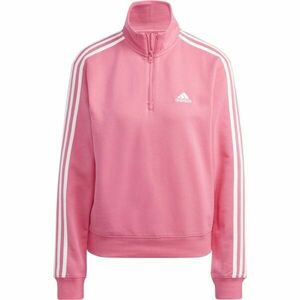 adidas 3S FT QZ Női pulóver, rózsaszín, veľkosť XS kép
