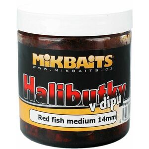 Mikbaits Halibut dip vörös hal, 14mm 250ml kép