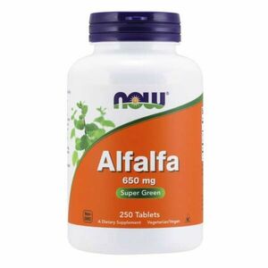 Alfalfa 650 mg - NOW Foods kép
