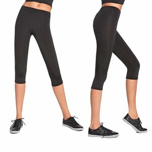 Női sport 3/4 leggings BAS BLACK Forcefit 70 kép