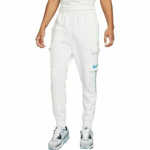 Nike NSW REPEAT SW FLC CARGO PANT Férfi melegítőnadrág, fehér, veľkosť XXL kép