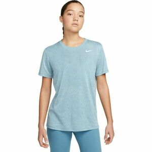 Nike NK DF TEE RLGD LBR Női póló edzéshez, világoskék, méret kép