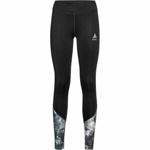 Odlo W ESSENTIAL PRINT TIGHTS Női legging futáshoz, fekete, veľkosť M kép