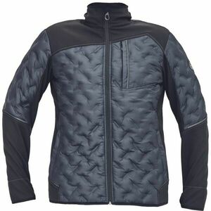 CERVA NEURUM SOFTSHELL Férfi softshell kabát, sötétszürke, méret XL kép