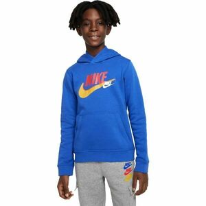Nike NSW SI FLC PO HOODIE BB Fiú pulóver, kék, veľkosť S kép
