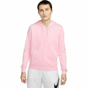 Nike NSW CLUB FLC FZ HOODIE STD Női pulóver, rózsaszín, méret kép