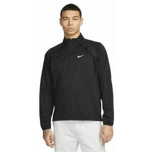 Nike Repel Tour Mens 1/2-Zip Golf Jacket Black/White S kép