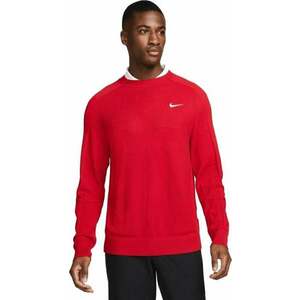 Nike Tiger Woods Knit Crew Mens Sweater Gym Red/White 2XL kép