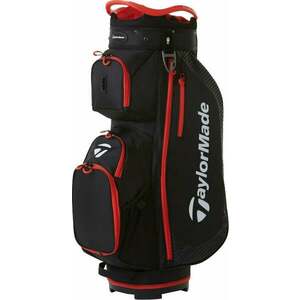 TaylorMade Pro Cart Bag Black/Red Cart Bag kép