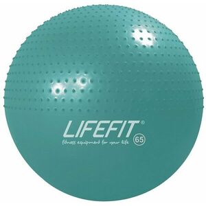 Lifefit Masszázs labda 65 cm, türkiz kép