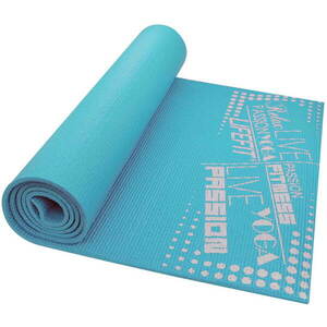 Lifefit Slimfit edző szőnyeg, világos türkiz kép