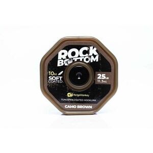 RidgeMonkey RM-Tec Rock Bottom Tungsten Coated Soft 25lb 10m Camo Brown kép