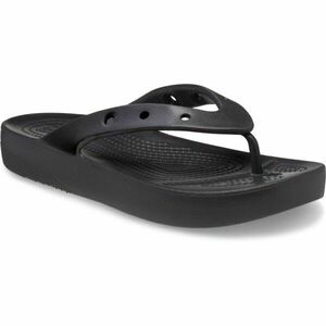 Crocs CLASSIC PLATFORM FLIP W Női flip-flop papucs, fekete, méret 38/39 kép