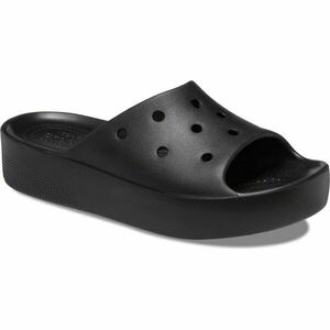 Crocs CLASSIC PLATFORM SLIDE Uniszex papucs, fekete, méret 38/39 kép