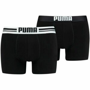 Puma PLACED LOGO BOXER 2P Férfi boxeralsó, fekete, méret kép