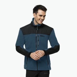 Jack Wolfskin férfi fleece kabát Blizzard kék 1702945 kép