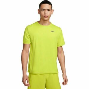 Nike NK DF UV MILER SS Férfi póló edzéshez, fényvisszaverő neon, veľkosť XL kép