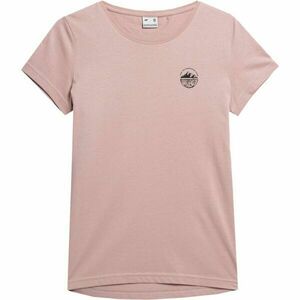 4F TSHIRT W Női póló, rózsaszín, veľkosť M kép