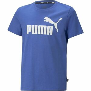 Puma ESS LOGO TEE B Fiú póló, kék, veľkosť 128 kép